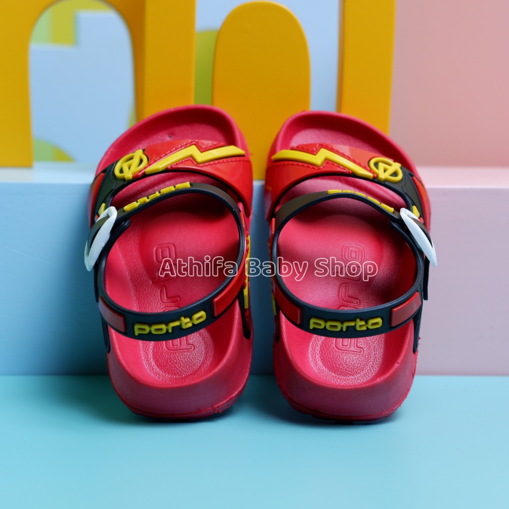 Sepatu Sandal Anak Laki-laki Lelaki Usia 6 Bulan 1 2 3 Tahun Sendal Baim Gunung Karet Balita Prewalker Bayi Cowok -1029T-