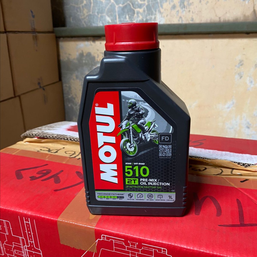 OLI MOTUL 510 2T 1 LITER OLI MOTOR ASLI