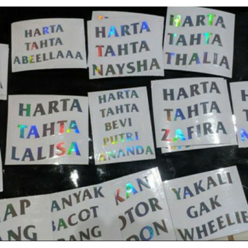 

Stiker hologram