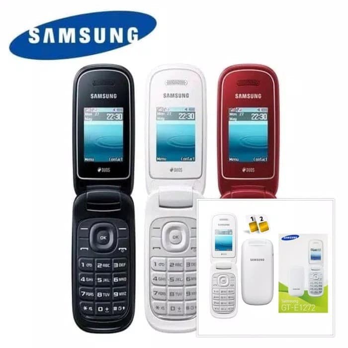 SAMSUNG CARAMEL E1272 TERMURAH HP SAMSUNG hp jadul samsung lipat-6