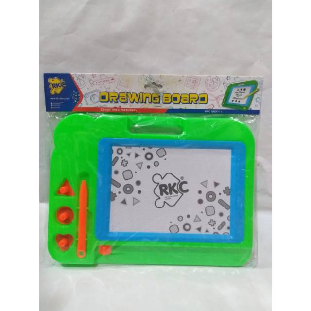

Papan Tulis Mainan Kotak / Kodok Warna Stabilo
