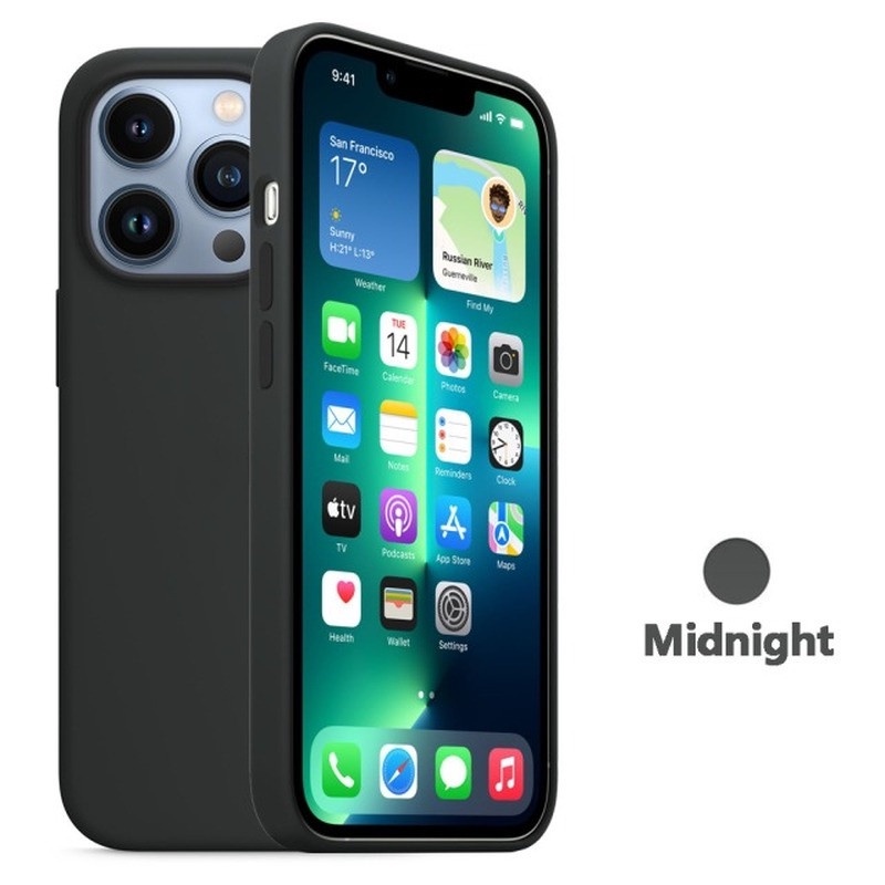 Case Bahan Silikon Cair Tahan Banting Untuk IPhone 13 Pro MAX Mini