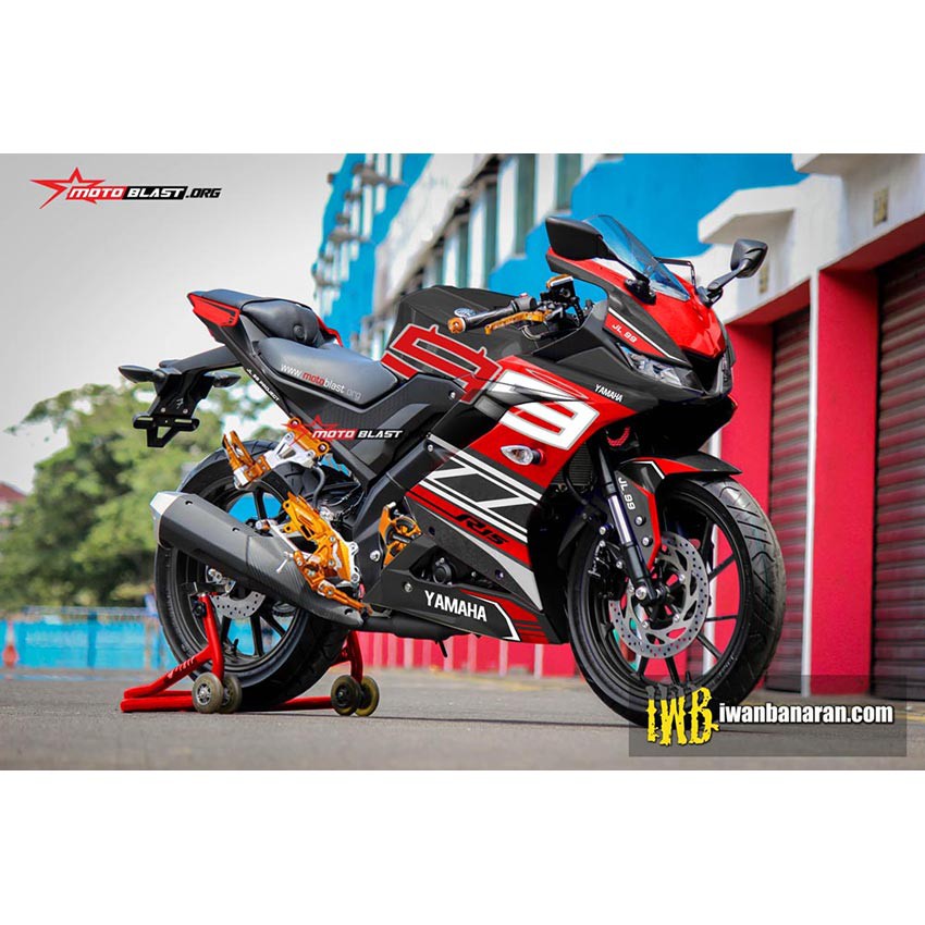Decal Stiker R15 V3 Red Perspektive Jl99 Shopee Indonesia