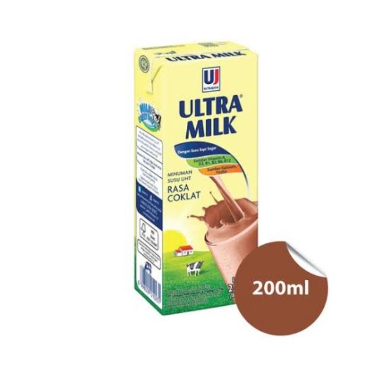 

Susu Ultra Milk Rasa Coklat 200ml