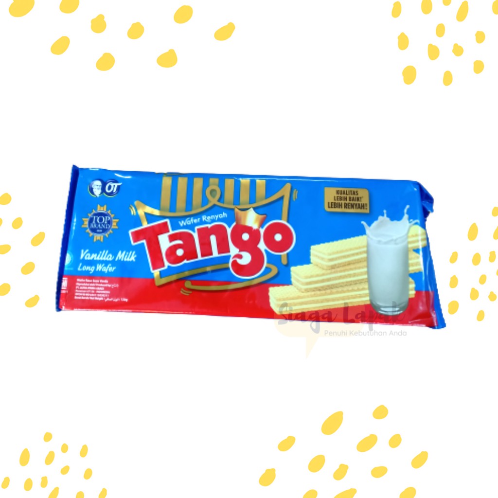 Wafer Tango Besar Rasa Vanilla Milk 130gr