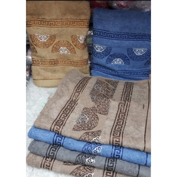 Handuk mandi motif premium 70 x 140 cm