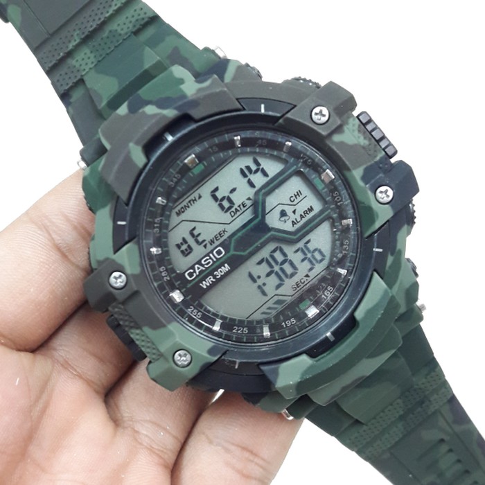 TERMURAH G SHOCK G 8600 GSHOCK G8600 DIGITAL LORENG HIJAU ARMY Berkualitas