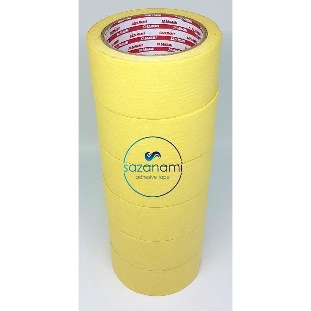 

Discount Lakban Kertas Masking Tape 2" 48Mm X 27M Sazanami Tape Isolasi Kertas Ayo Beli