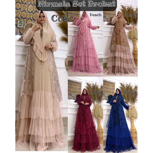 Nirmala Set Brokat Syari