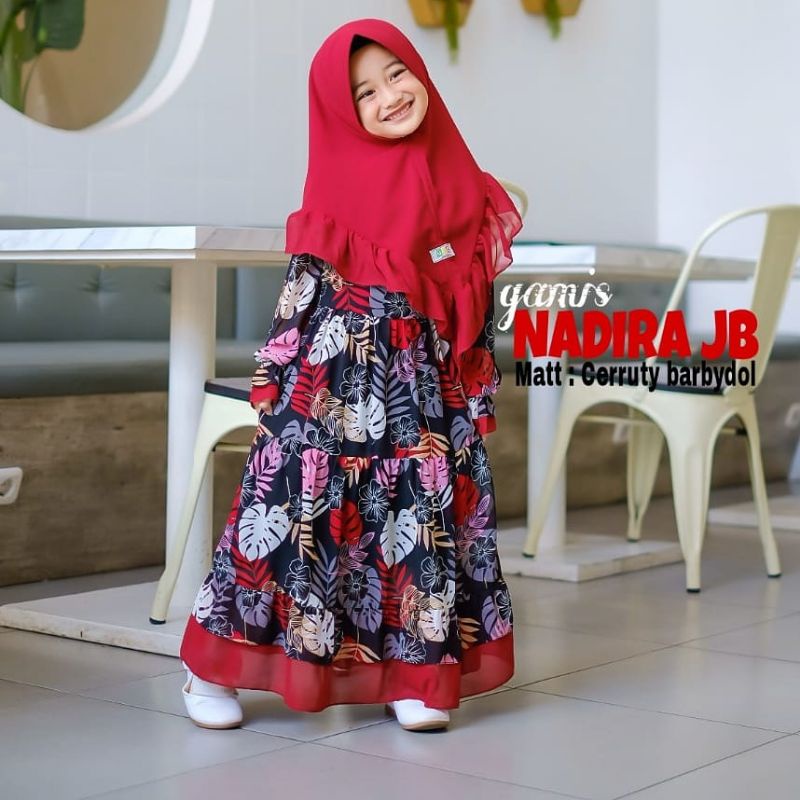 Gamis Anak Nadira JB by Una Fashion