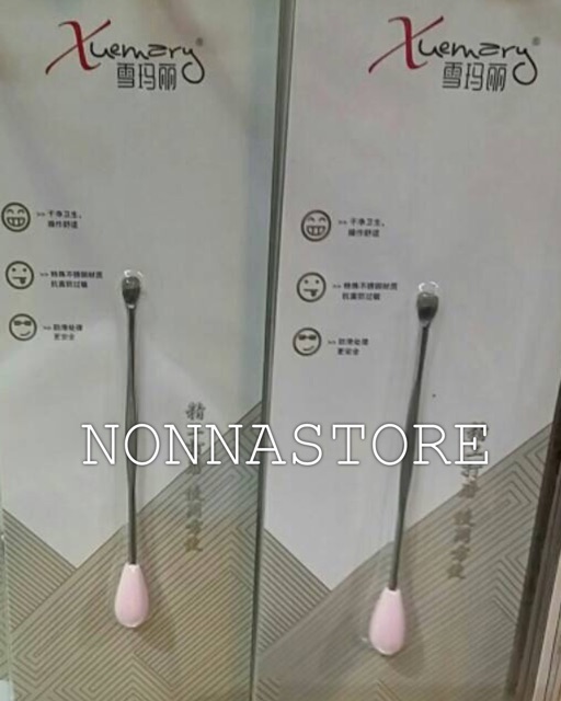 Ear Clean Cleaner Stainless / Korek Kuping / Pembersih Telinga 2 sisi Line Cony atau Beauty Korea