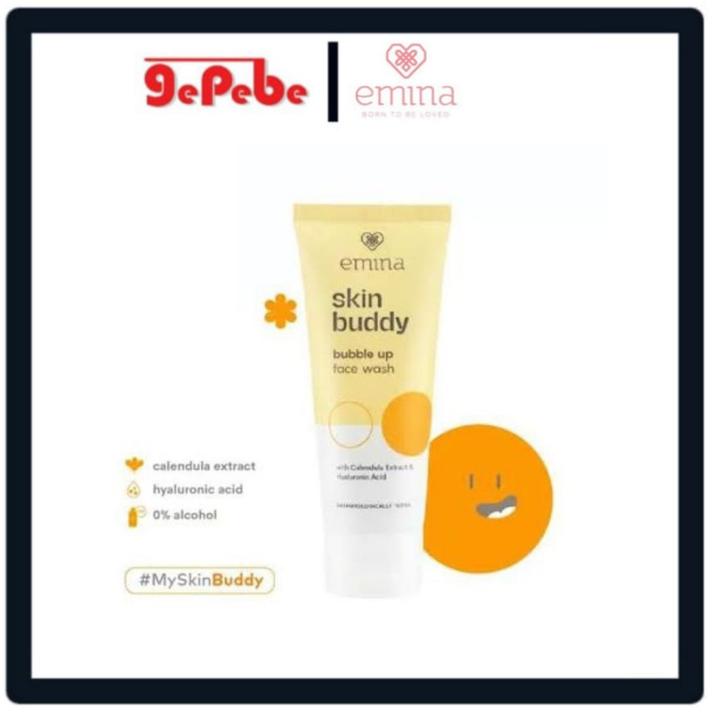 Emina skin buddy buble up face wash 60ml