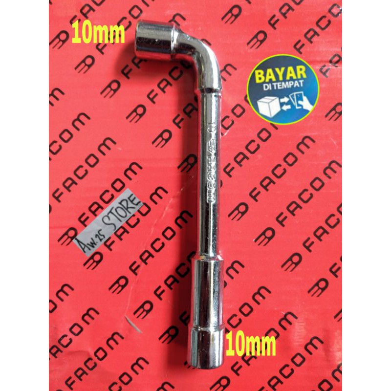 Kunci Sock L 10mm Facom/Sok L 10mm Facom