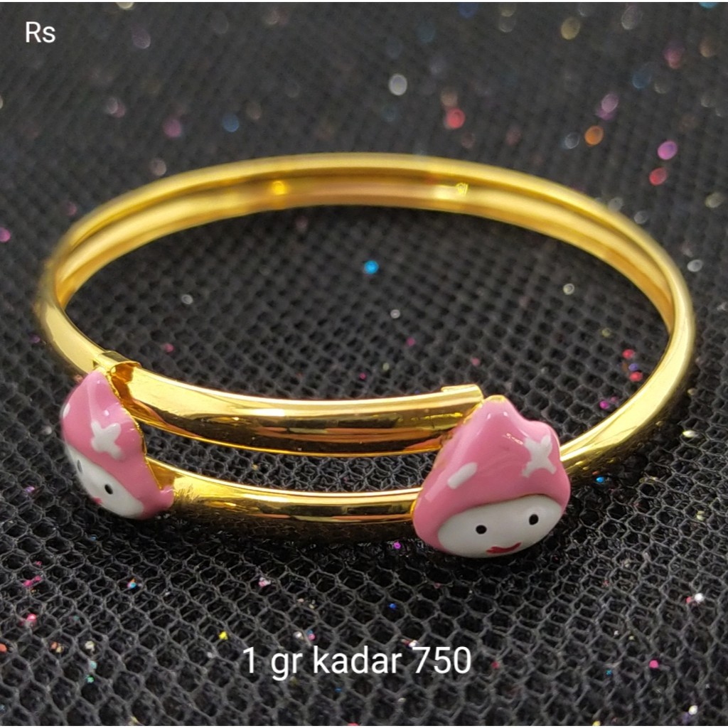 NEW Gelang Anak 1 gr Kadar 750 - 2328