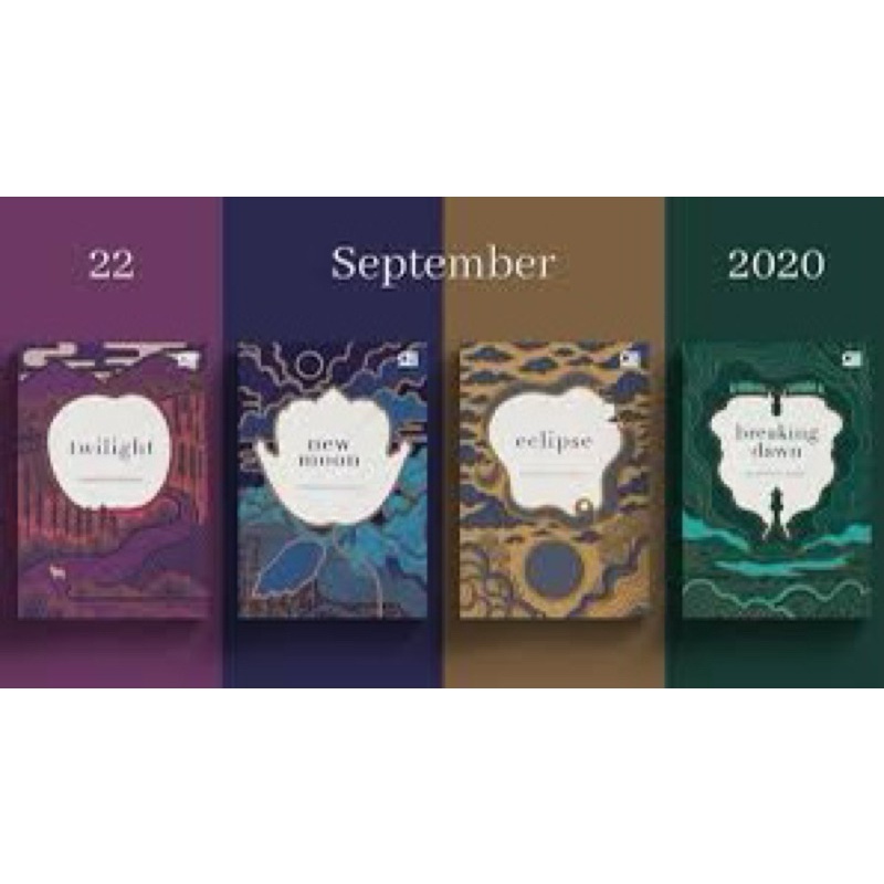 SERI LENGKAP NOVEL TWILIGHT/NEW MOON/ECLIPSE/BREAKING DAWN/MIDNIGHT SUN - STEPHANIE MEYER