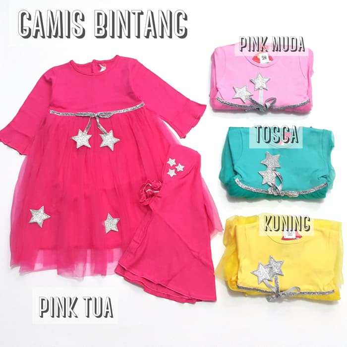  Baju  Muslim  Gamis Anak  Perempuan Bintang Shopee  Indonesia