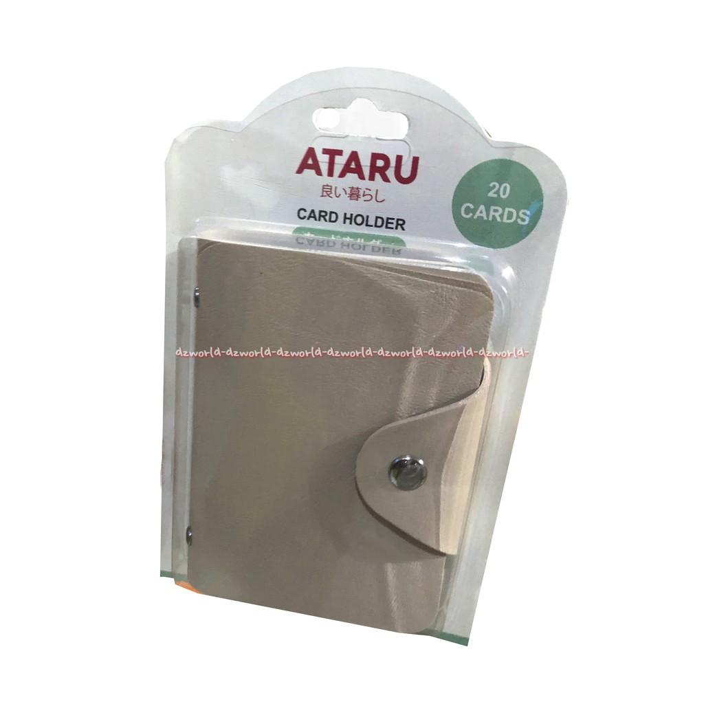 Ataru Card Holder 20Card Tempat Kartu ATM Kartu Kredit 20 Kartu