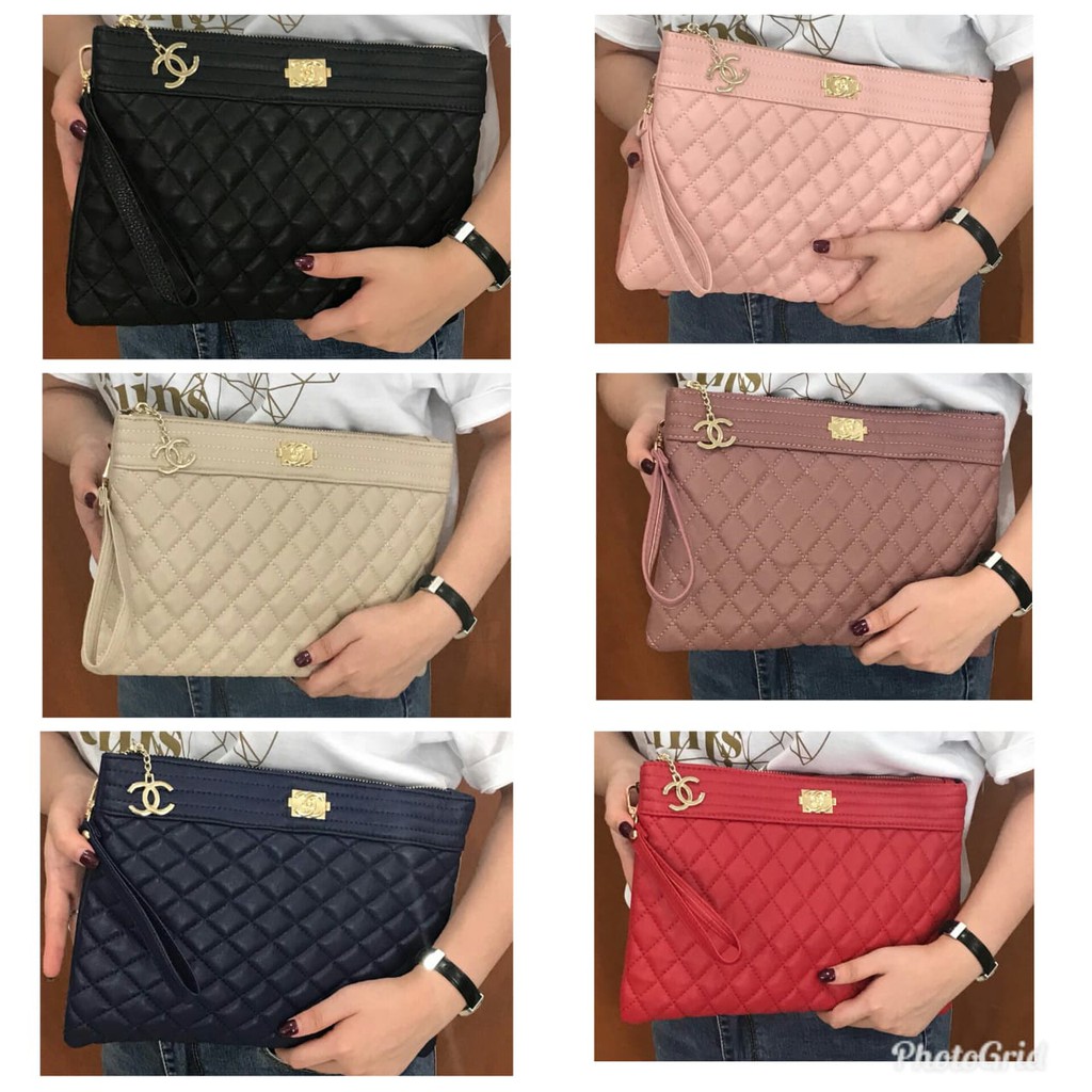 Clutch Ch 5567 DEN TAS TANGAN WANITA CLUTCH FASHION CLUTCH BRANDED CLUTCH BATAM MURAH TAS SELEMPANG
