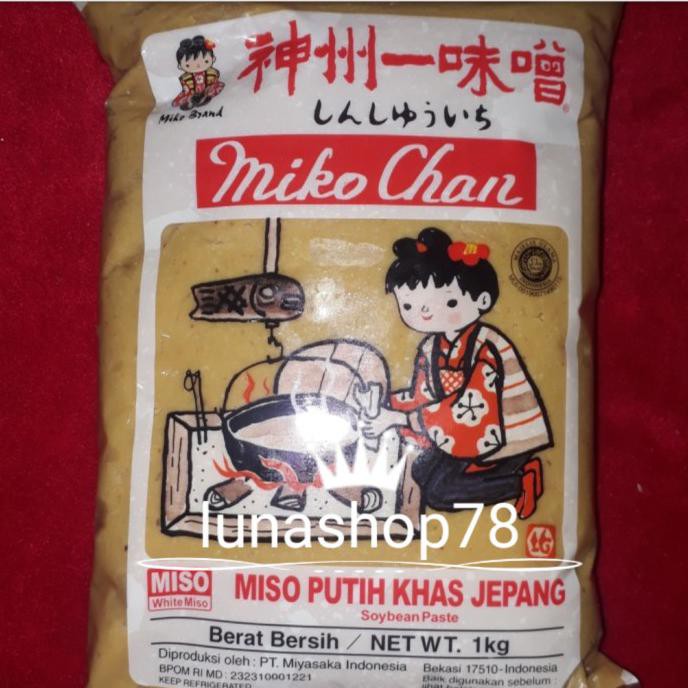 

Best Seller] Miso Putih Khas Jepang Miko Chan White Miso Soybean Paste 1Kg