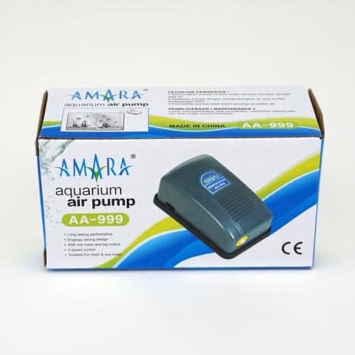 Aerator Amara AA 999 Pompa Udara 1 Lubang Airator Aquarium Akuarium