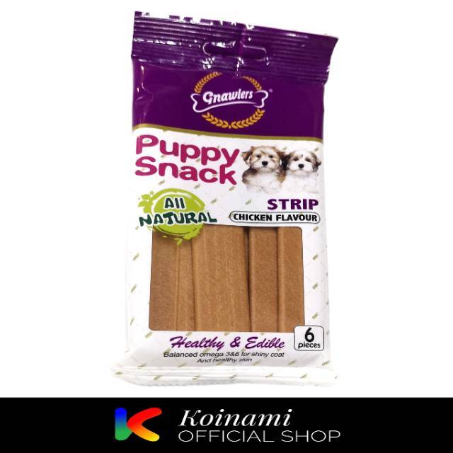 SNACK PUPPY / SNACK ANJING GNAWLERS isi 6 strap