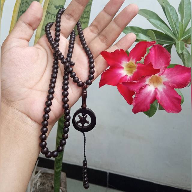 Tasbih 99 kaukah kokka bulan bintang 6mm