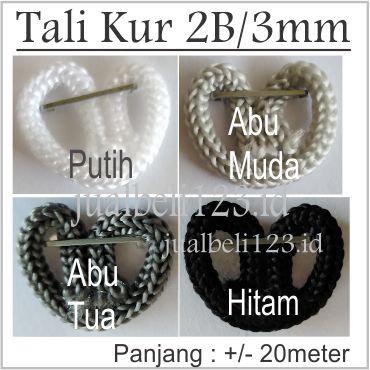 Tali Kur 2 benang atau 3mm 20 meter