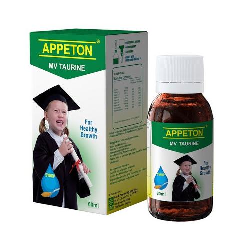 Appeton Taurine Syrup 60ml (Multivitamin Anak)sirup apeton appetton