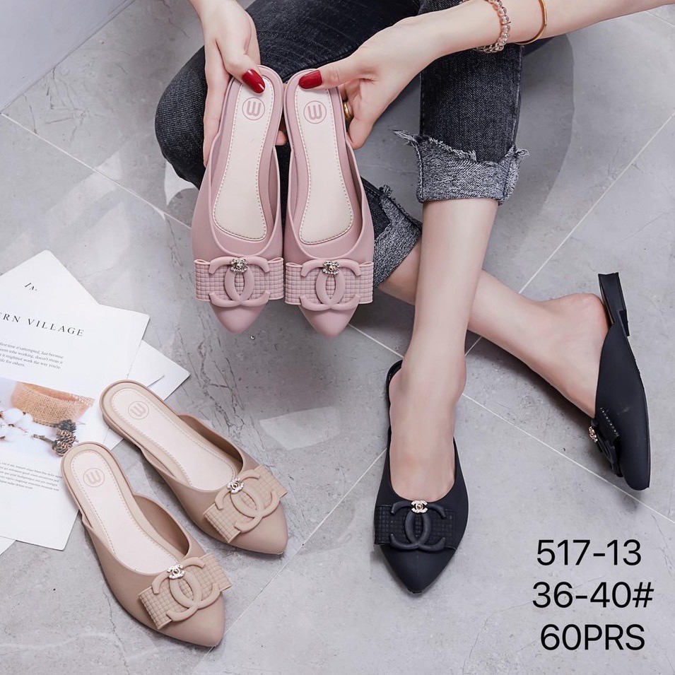 12.12 SALE 517 - 13 Sandal Jelly Flat PIXXIE import