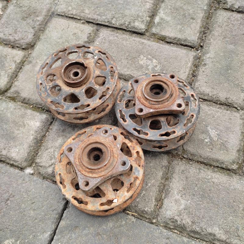 Tromol depan SS two original