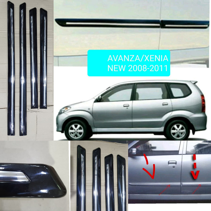 List Body Avanza New Vvti Hitam List Chrome