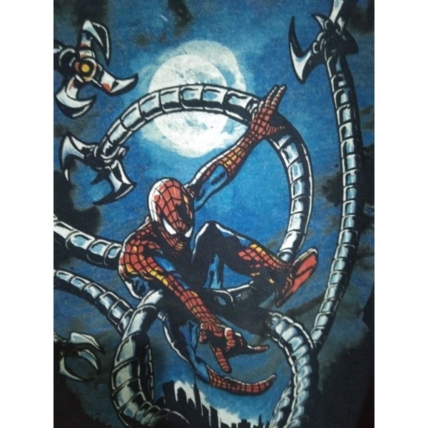 kaos second original Marvel sablonan print