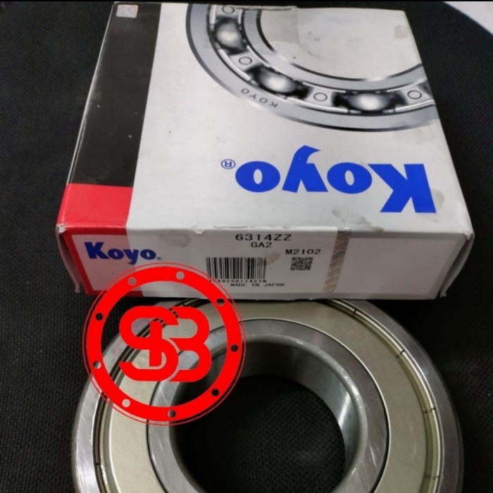 Bearing 6314 ZZ / 6314 ZZ C3 KOYO JAPAN ORIGINAL