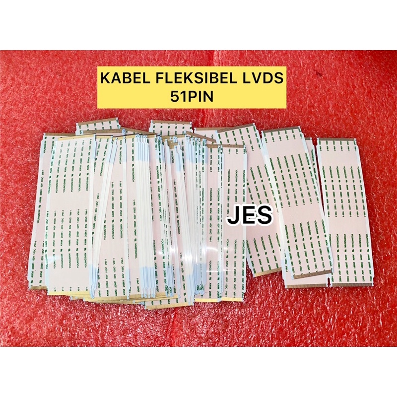 KABEL FLEKSIBEL LVDS TIKON KE LAYAR 51PIN