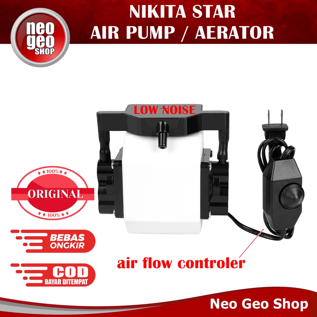 NS 40 NS40 NIKITA STAR Pompa udara aerator airpump kolam ikan aquarium