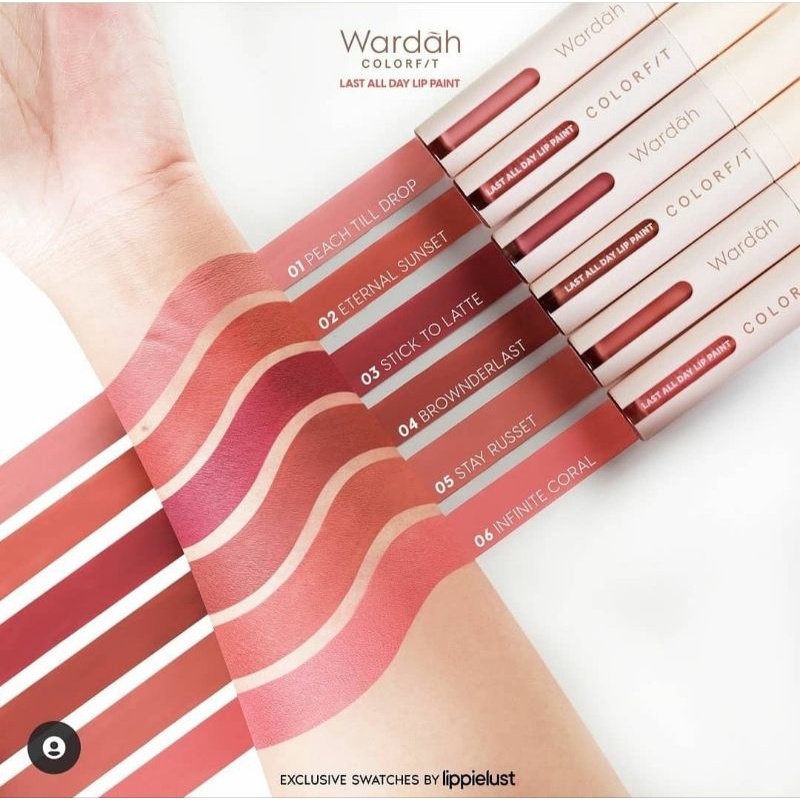 Wardah colorfit last all day lip paint