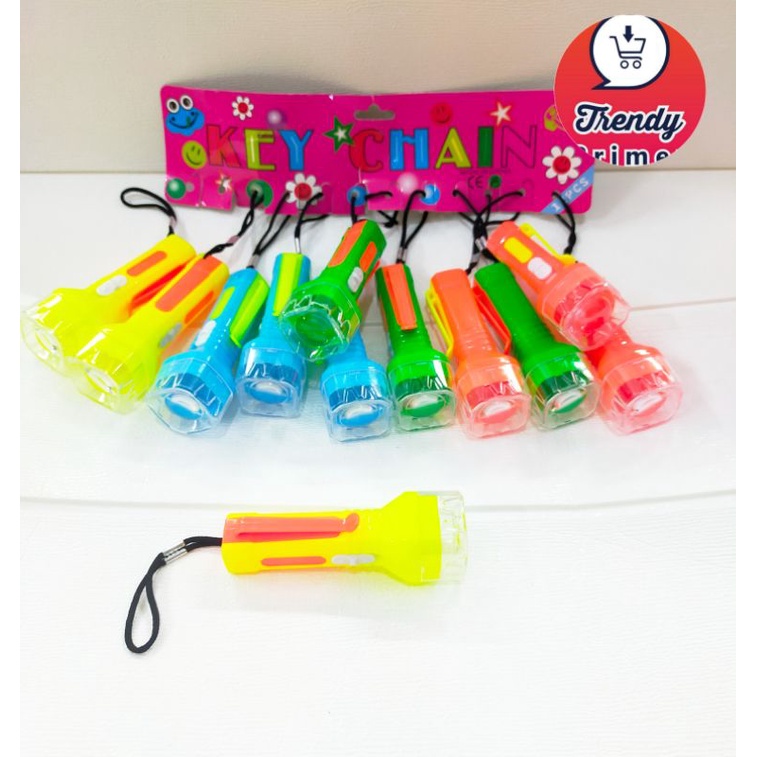 Senter dua warna besar isi 12 pcs senter