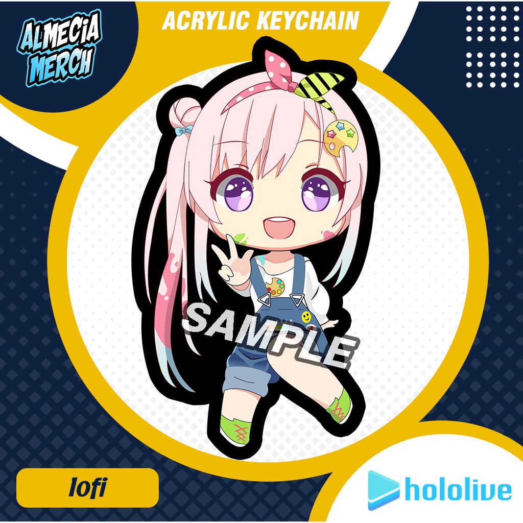 Gantungan Kunci Hololive ID Iofi / Keychain Vtuber Airani Iofifteen