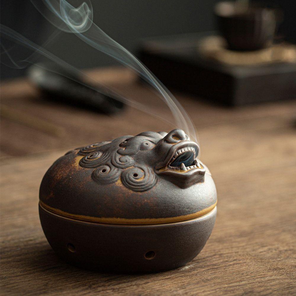 Solighter Incense Burner Keramik Meditasi Kreatif Tungku Aromaterapi