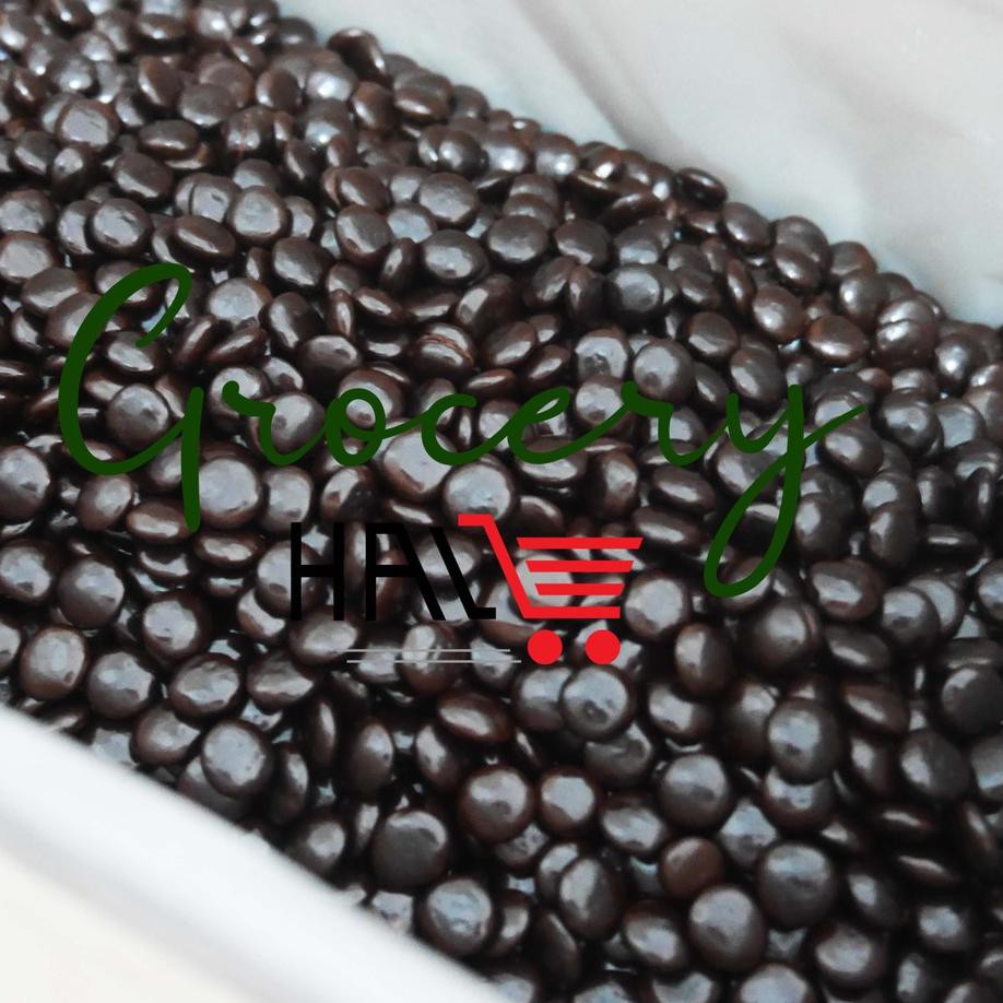 

TERBARU CHOCO CHIPS SETENGAH BULAT ELMER 250 GR [ BAKESTABLE ] ( DARK CHOCO / WARNA WARNI )