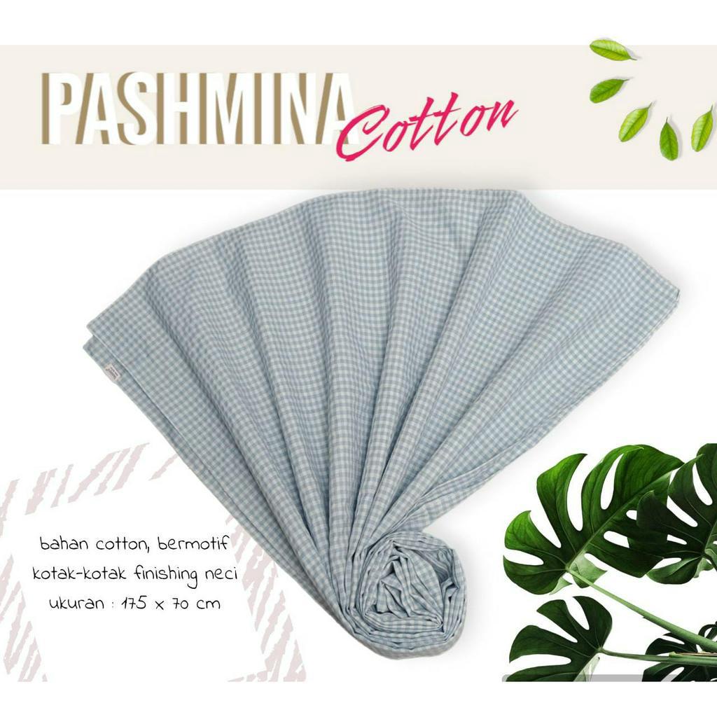 Hijab Pashmina bahan Cotton Voal 170cm x 70cm / Kerudung Rawis Pompom Tassel