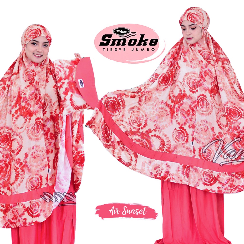 Mukena Bali Smoke Tiedye Premium ORIGINAL VANZAA | MUKENA PREMIUM LIMITED 2021 MURAH