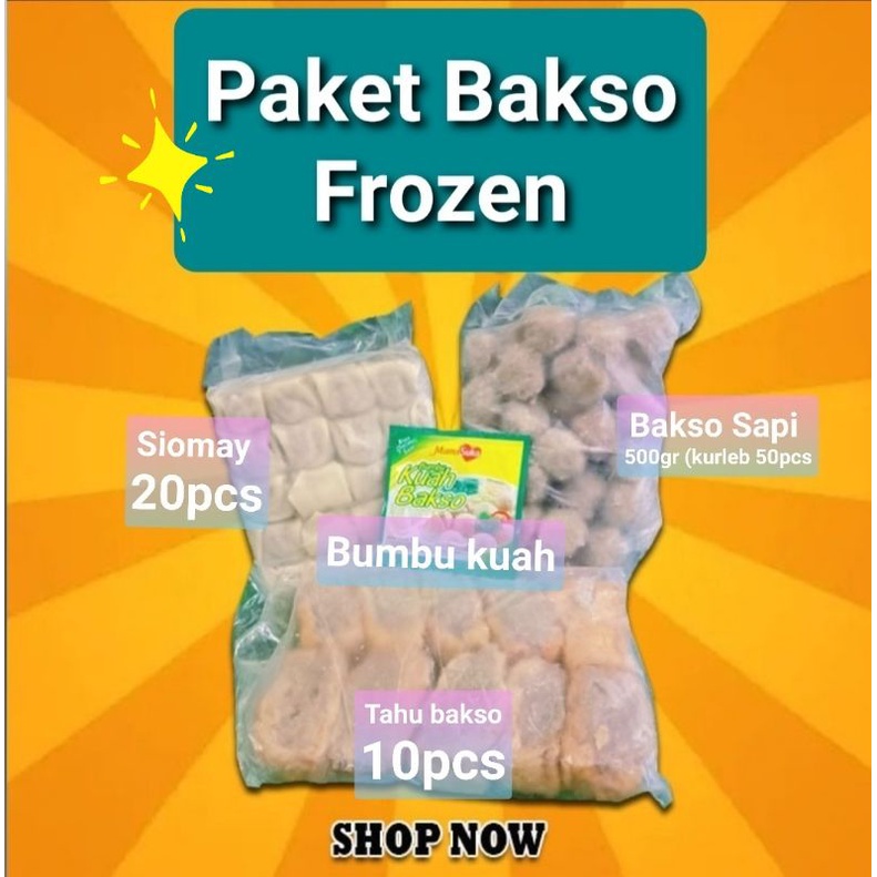 

Paket bakso frozen