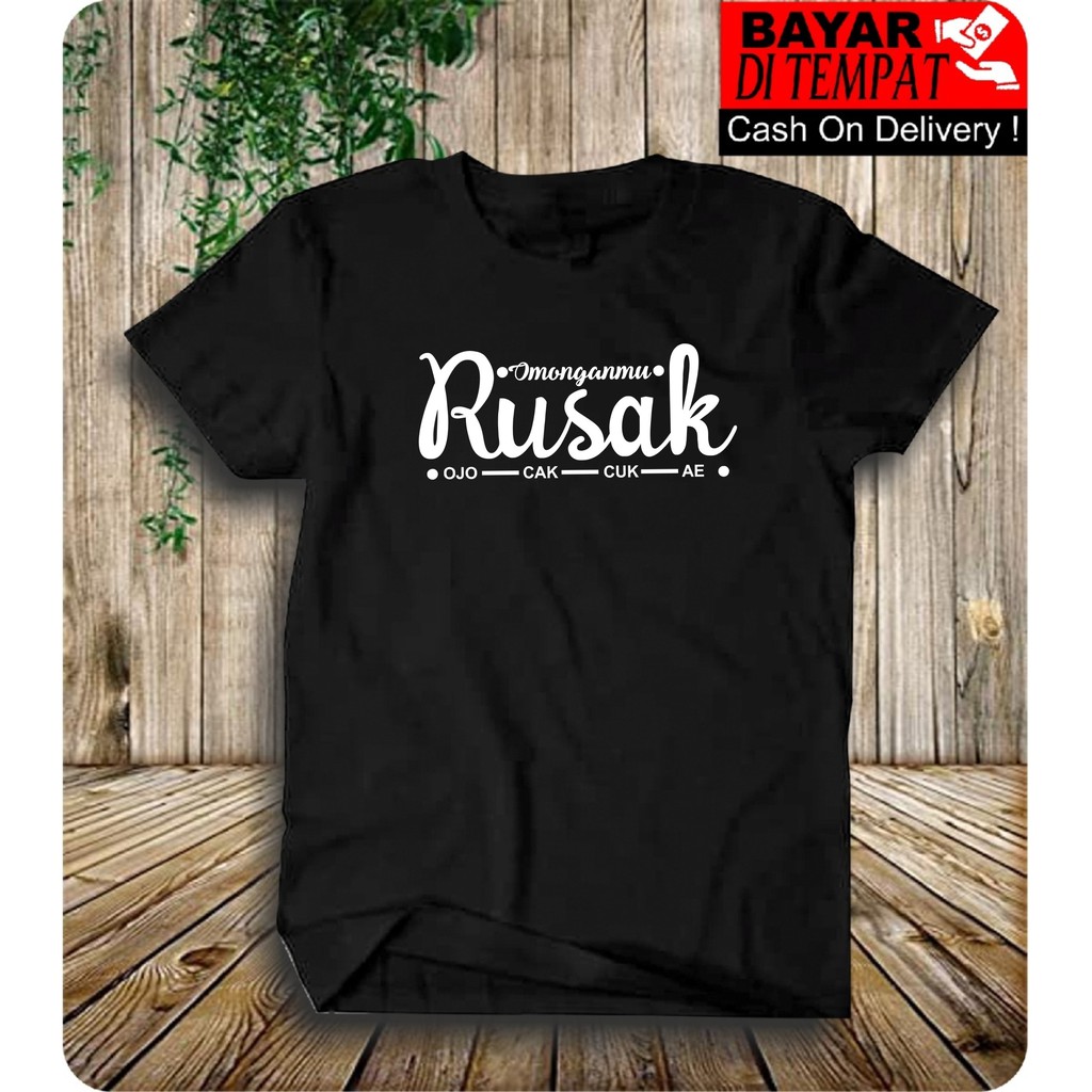 BAJU KAOS KATA-KATA / BAJU KAOS COWOK / BAJU KAOS PRIA / BAJU KAOS KEREN / BAJU KAOS TERBARU