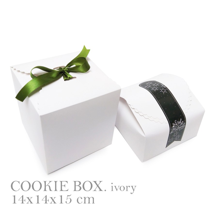 

Gable box Putih Kardus Jinjing Box Tenteng Kardus Toples Hampers Bingkisan Gift Box Packaging 10 pcs