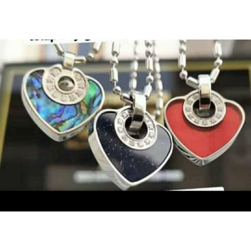 kalung kesehatan heart red MCI