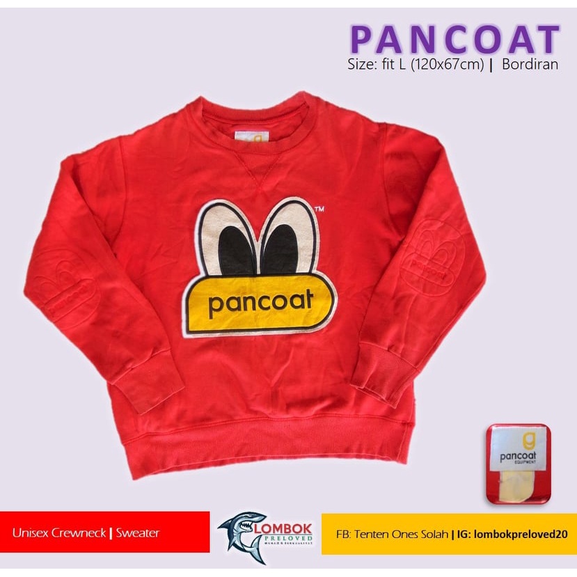 PL Crewneck Pancoat Mata Besar