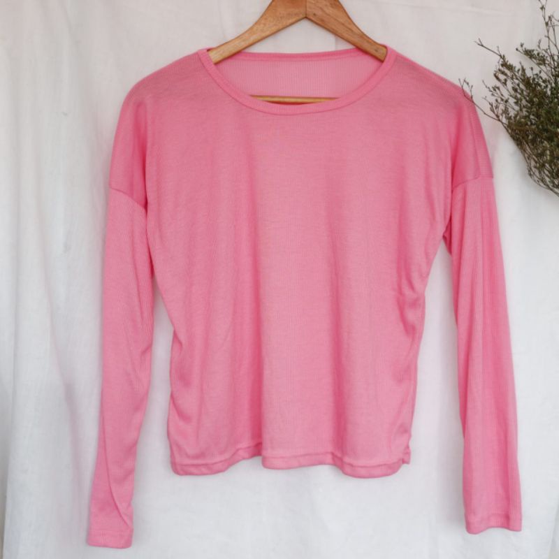 Thrift Things-  Pink Blouse