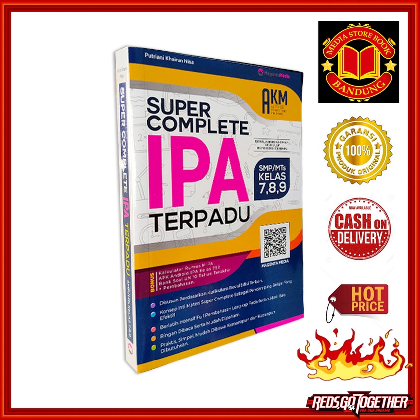 BUKU RUMUS SMP - BUKU PELAJARAN SMP - SUPER COMPLETE IPA TERPADU SMP KELAS 7, 8, 9