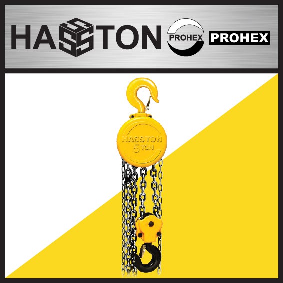 HASSTON PROHEX Chain Block / Takel 1 Ton x 5 Meter (4520-105)